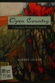 Tapa de Canadian poetry in English