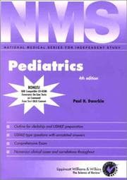Tapa de NMS Pediatrics (Book with CD-ROM for Any PDA)