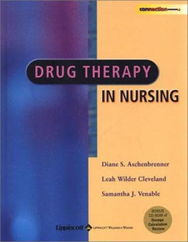 Tapa de Drug Therapy in Nursing
