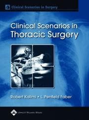 Tapa de Clinical scenarios in thoracic surgery