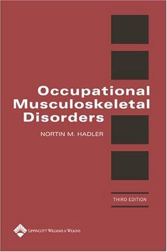 Tapa de Occupational Musculoskeletal Disorders