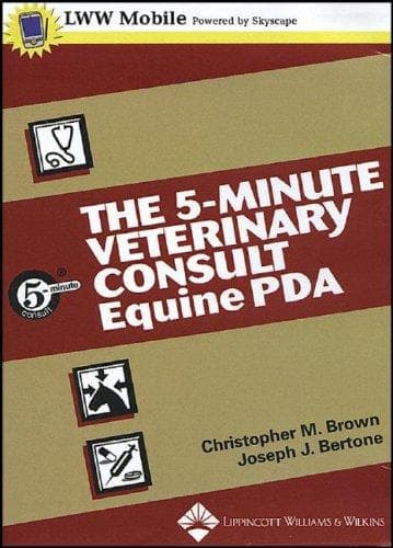 Tapa de The 5-Minute Veterinary Consult, PDA CD-ROM Version