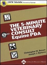 Tapa de The 5-Minute Veterinary Consult, PDA CD-ROM Version