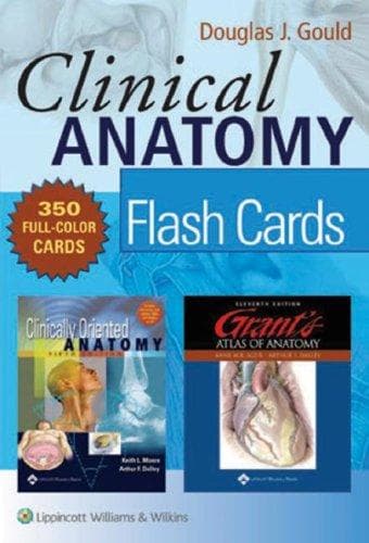 Tapa de Clinical Anatomy Flash Cards