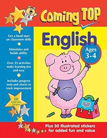 Tapa de English, Ages 3-4