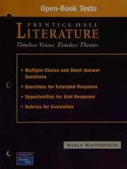 Tapa de World Masterpeices -- Open-Book Tests