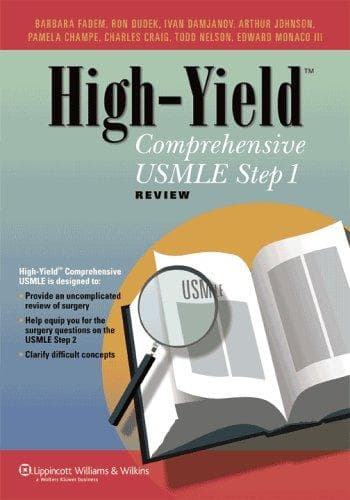 Tapa de High-yield comprehensive USMLE step 1 review