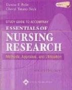 Tapa de Study guide to accompany Essentials of nursing research