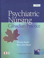 Tapa de Psychiatric nursing for Canadian practice