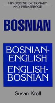 Tapa de Bosnian-English/English-Bosnian dictionary and phrasebook