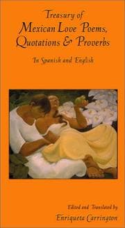 Tapa de Treasury of Mexican Love Poems, Quotations & Proverbs