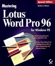 Tapa de Mastering Lotus Word Pro 96 for Windows 95