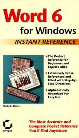 Tapa de Word 6 for Windows