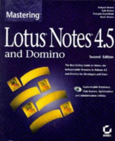 Tapa de Mastering Lotus Notes 4.5 and Domino