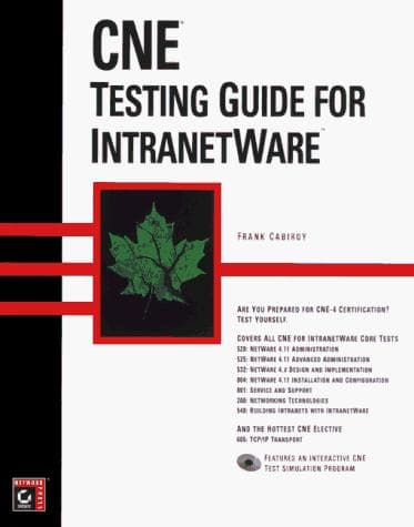 Tapa de CNE testing guide for IntranetWare