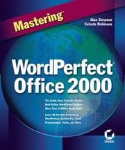 Tapa de Mastering WordPerfect Office 2000