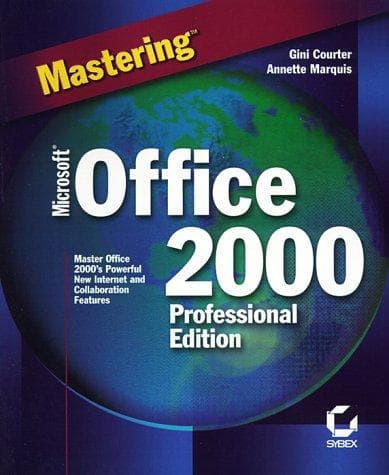 Tapa de Mastering Microsoft Office 2000 professional edition