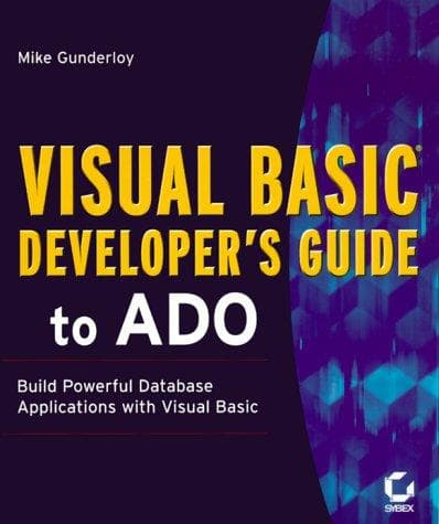 Tapa de Visual Basic Developer's Guide to ADO