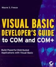 Tapa de Visual Basic Developer's Guide to COM and COM+