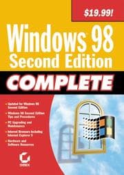 Tapa de Windows 98 Second Edition Complete