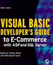 Tapa de Visual Basic Developer's Guide to E-Commerce with ASP and SQL Server