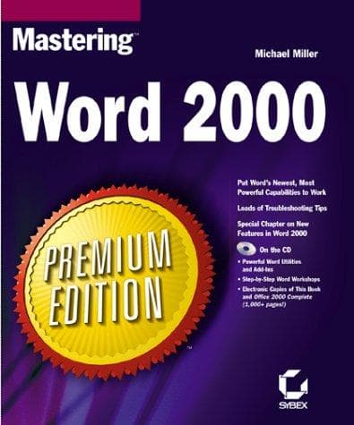 Tapa de Mastering Word 2000