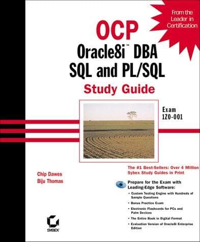 Tapa de Ocp: Oracle8I Dba SQL and Pl/SQL Study Guide