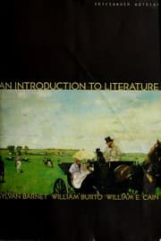 Tapa de An introduction to literature -- thirteenth edition