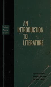 Tapa de An introduction to literature