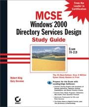 Tapa de MCSE [electronic resource] : Windows® 2000 Directory Services Design study guide