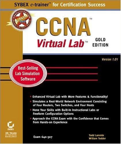 Tapa de CCNA Virtual Lab, Gold Edition