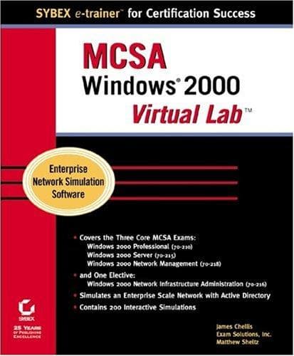Tapa de MCSA - Windows 2000 Virtual Lab