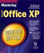 Tapa de Mastering Microsoft Office XP, premium edition