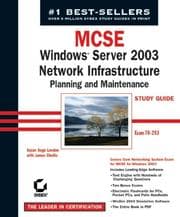 Tapa de MCSE Windows Server 2003 network infrastructure planning and maintenance study guide