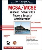Tapa de MCSA/MCSE Windows Server 2003 network security administration