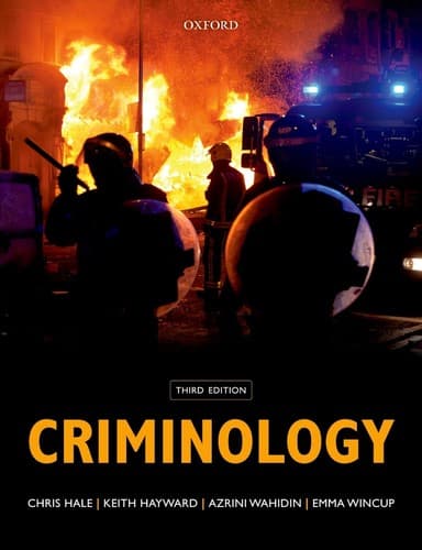 Tapa de Criminology