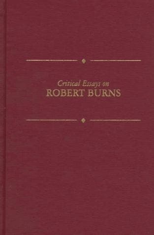 Tapa de Critical Essays on Robert Burns