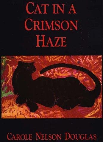 Tapa de Cat in a crimson haze