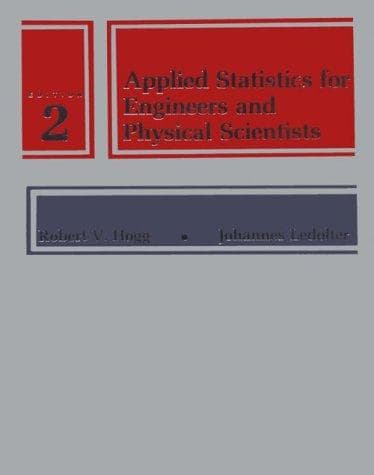 Tapa de Applied statistics for engineers and physical scientists