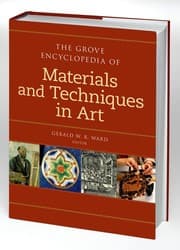 Tapa de The Grove encyclopedia of materials and techniques in art