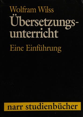 Tapa de Übersetzungsunterricht