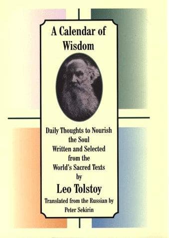 Tapa de A calendar of wisdom