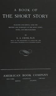 Tapa de A book of the short story