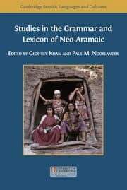 Tapa de Studies in the Grammar and Lexicon of Neo-Aramaic