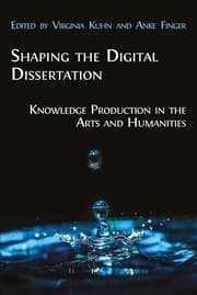 Tapa de Shaping the Digital Dissertation