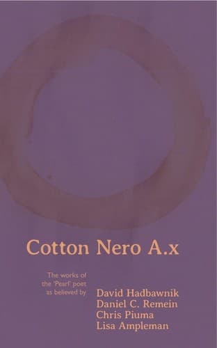 Tapa de Cotton Nero A.x