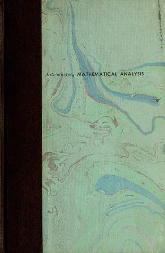 Tapa de Introductory mathematical analysis