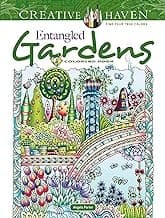 Tapa de Creative Haven Entangled Gardens Coloring Book