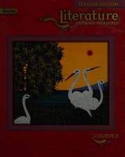 Tapa de Glencoe Literature--Georgia Treasures--course 2