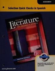 Tapa de Selection Quick Checks in Spanish--American Literature